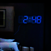 Relógio Usb Digital de Mesa Parede Escritótrio Led Azul