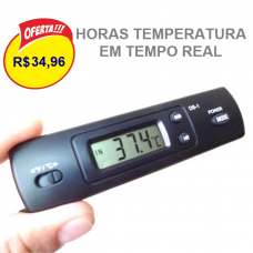 Termômetro Digital Temperatura Interna e Externa 1,5V 